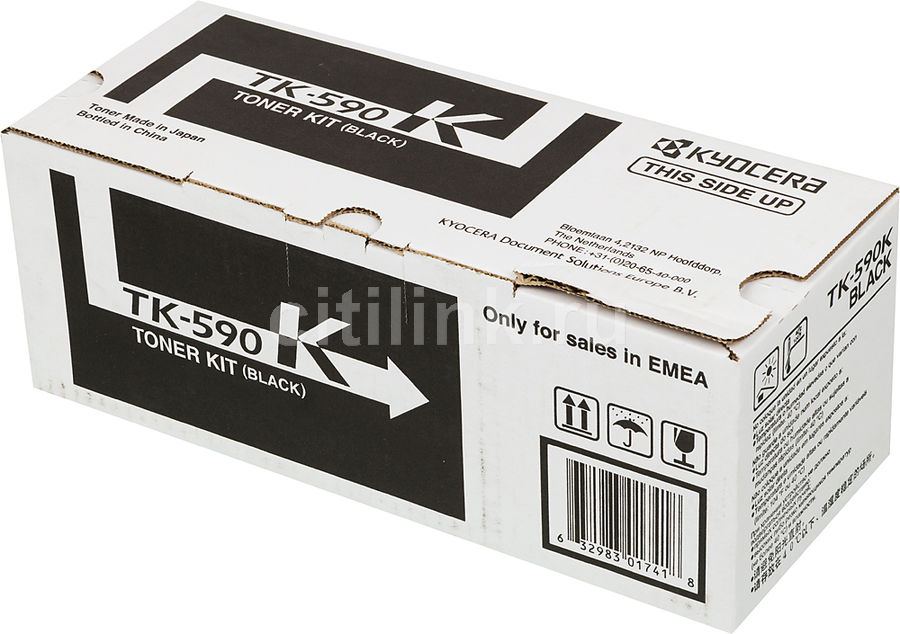 Заправка картриджа Kyocera «Куосера» TK-590 черный