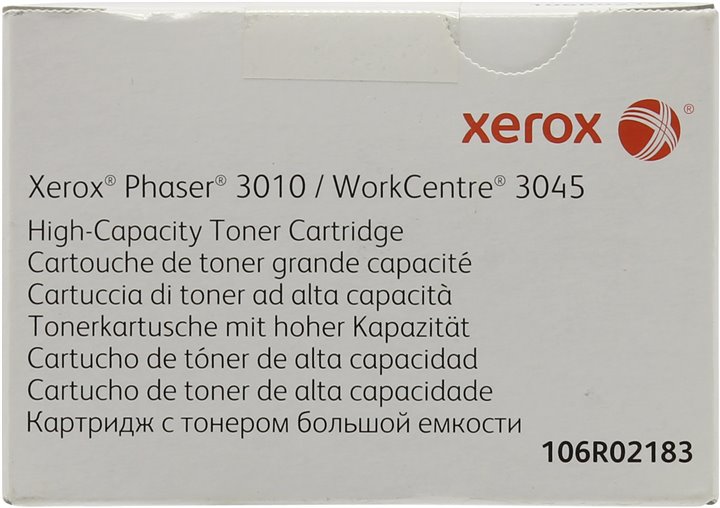 Заправка картриджа Xerox «Ксерокс» 106R02183