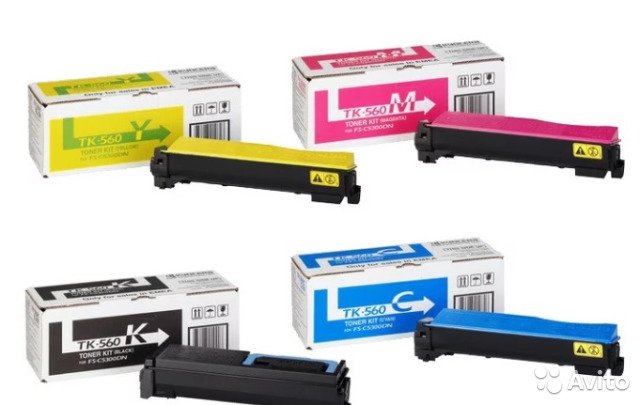 Заправка картриджа Kyocera «Куосера» TK-560 цветной